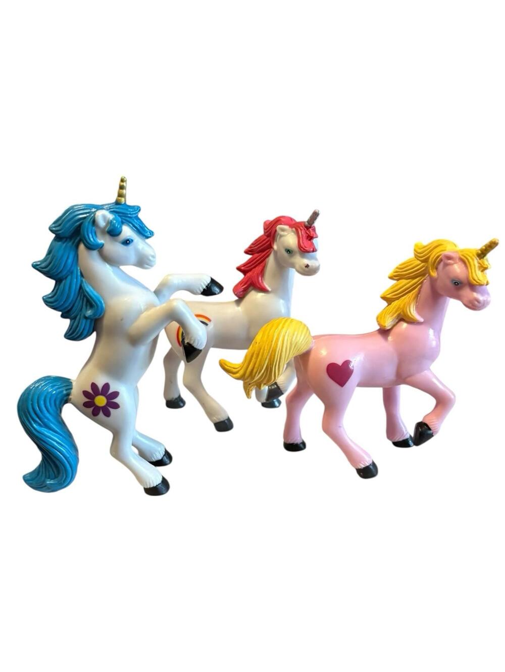 Wild Republic Polybag Unicorn plastic figurines - Lot Of 3